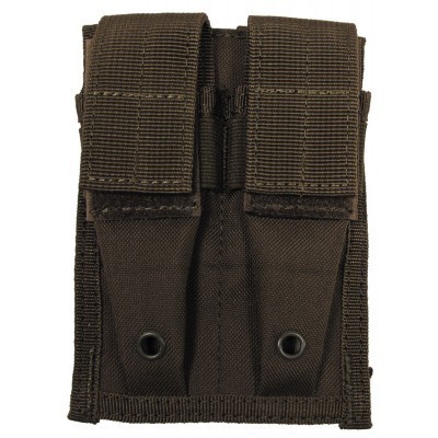 Ammo Pouch, double, "Molle", small, OD green