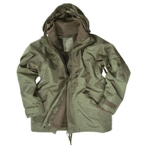 MIL-TACS OD WET WEATHER JACKET WITH FLEECE LINER