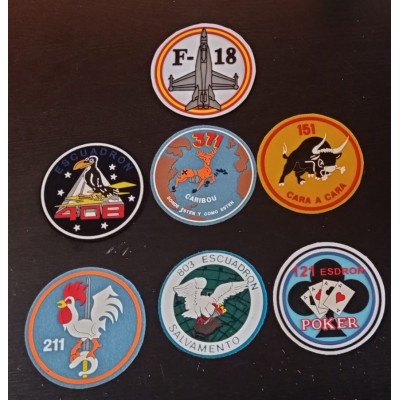 Colección de parches Ejército del Aire